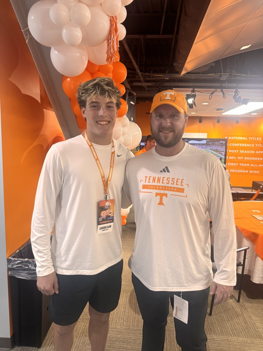 CarsonC3008's tweet photo. #AGTG It was an incredible experience today in Knoxville, and I am looking forward to spending more time at Rocky Top. After great conversations with @AlecAbeln, I am blessed to receive a Divison 1 Football offer to @Vol_Football. 
-
-
@coachjoshheupel @CBCochran11 @Vol_Sports @CoachDC72 
@CoachJones_CHS @CHSBears_FB
@CoachDeWeese @CoachLetton17
@CoachCarlVice @Rivals @247Sports @ChadSimmons_ @BrianDohn247 @TomLoy247 @CodyBellaire @adamgorney @Hayesfawcett3 @RecruitGeorgia 
@CharlesPower @Tenn @AdamSparks @VolNetwork