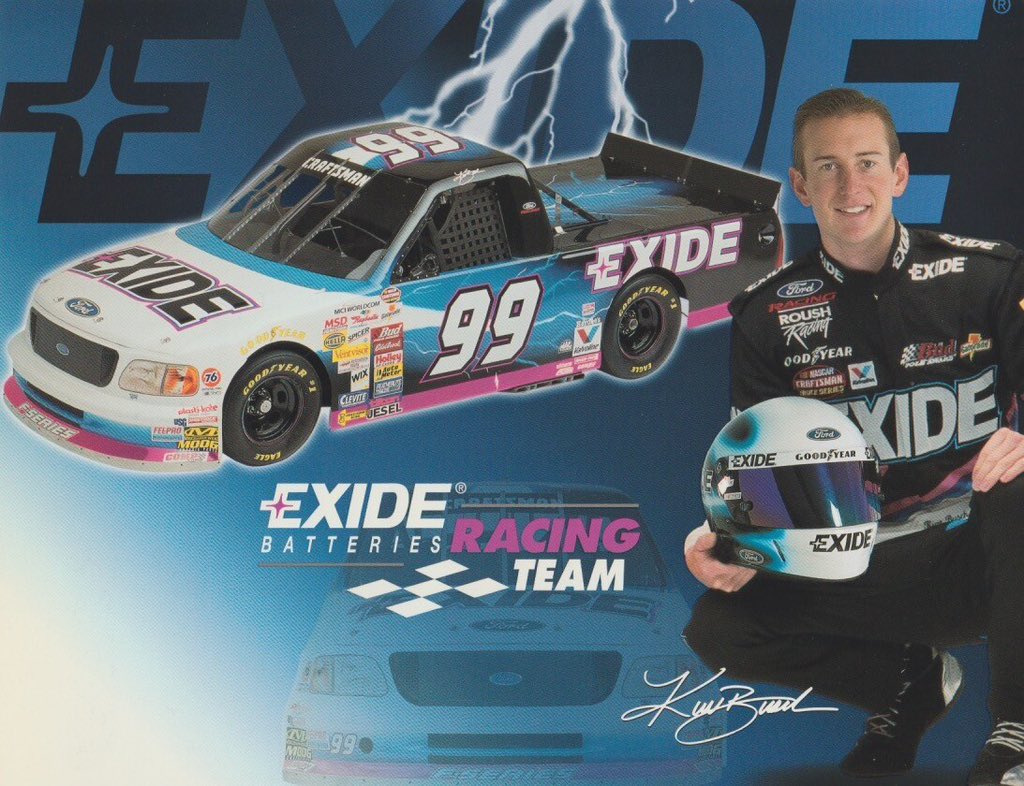 KurtBusch's tweet photo. Reunited with an old friend. So excited to get this winning truck back. 26 years ago, this truck and I @rfkracing won @Doverspeedway in Sept 2000. Not many have original paint and airbrush detail. Headed to @roushyates next to freshen up the motor. https://t.co/RnzGsv4fto