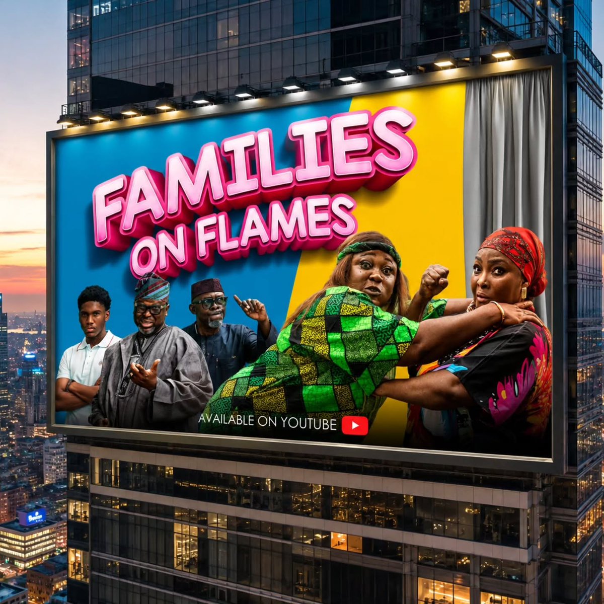 MiloHudsonueio's tweet photo. Families on Flames is still showing! Haven’t watched it yet? Now’s your chance. Episodes 1–14 are available, packed with secrets, family drama, betrayal, gossip and gbas gbos. Catch up on RommiroyalTV before everyone else finishes! https://t.co/uHWA4FkwDi