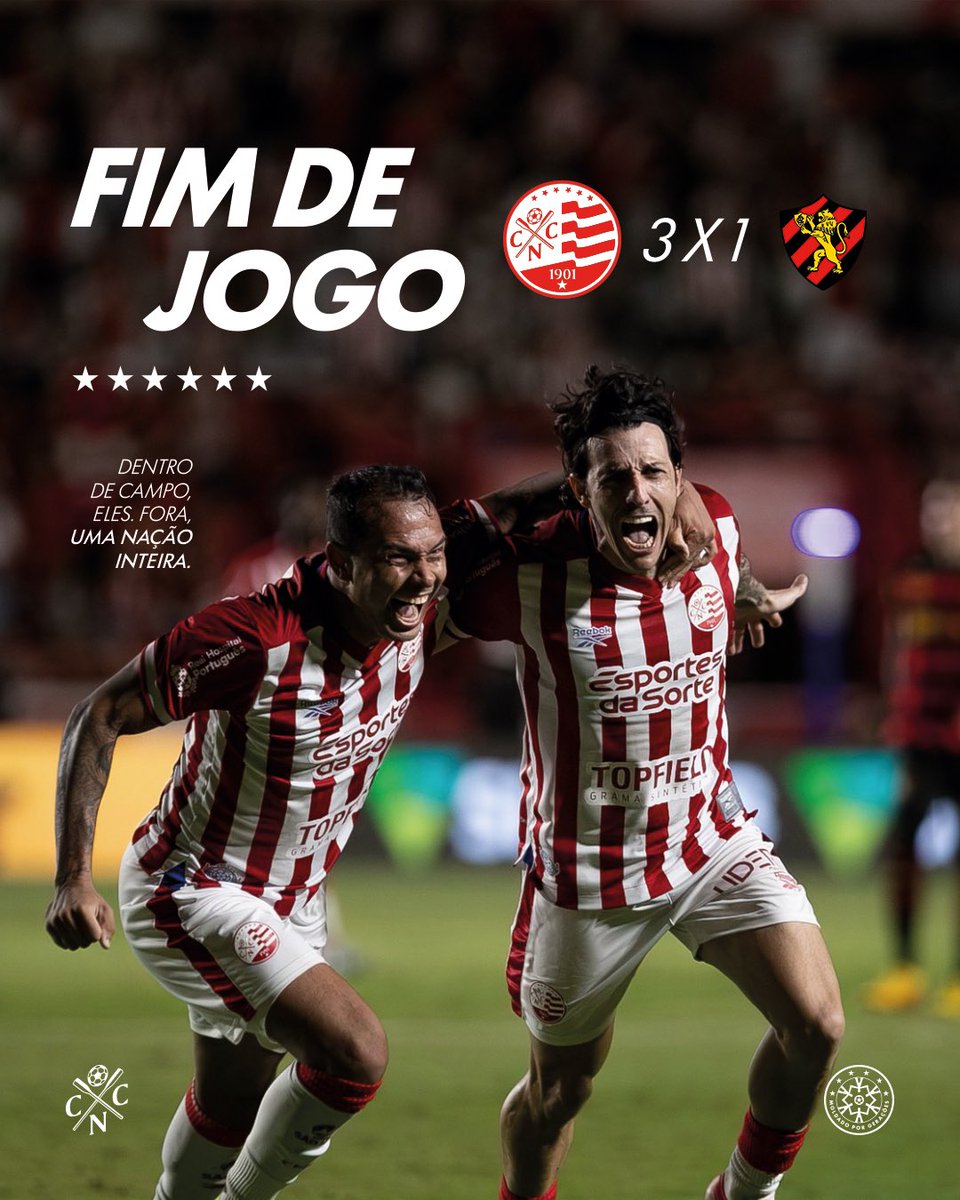 nauticope's tweet photo. VENCE O CLÁSSICO DOS CLÁSSICOS O CLUBE NÁUTICO CAPIBARIBE!!! 🔥🇦🇹 https://t.co/kmHMZLxUE5
