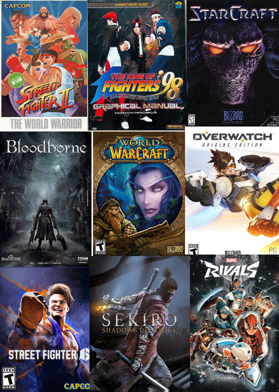 Amazing2DM's tweet photo. Me 10 years ago, and my 9 games. God I was so good at all FTG games that I beat all the kids and teenagers I met in arcade. Then there's the PC games and the Internet. https://t.co/V338EKqLGO