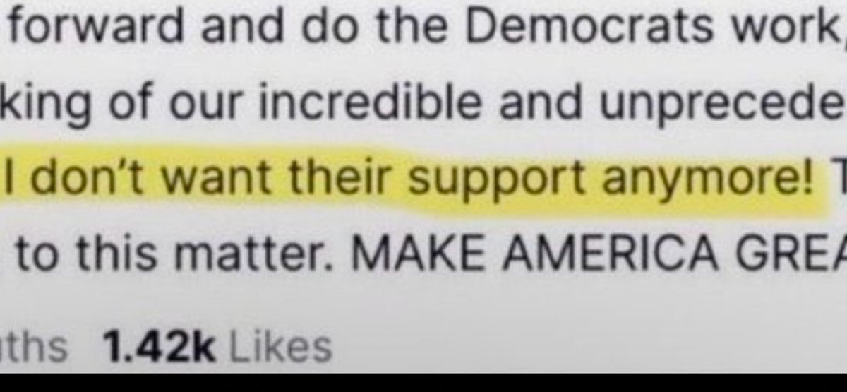 Matthewthebook's tweet photo. @Blue_Eyes @shipwreckshow Say that again with a straight face. What did he tell people? The Epstein case is a “hoax”, his supporters are “weak”, and “I don’t want their support anymore.” Yeah, be very careful what you say when throwing temper tantrums like a two-year-old. https://t.co/PsNIhTbBQL