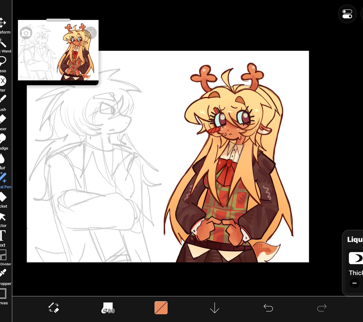 krwuus's tweet photo. hi noelle #deltarune https://t.co/AVDtzxctaR