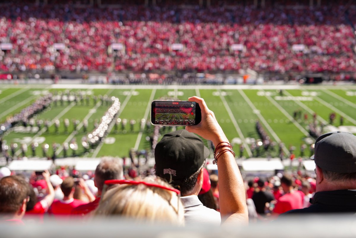 OhioState's tweet photo. All in a day’s work, eh, Buckeye Nation? 🏈🏟️ Next stop: Iowa City! https://t.co/Du2t5sVPxU