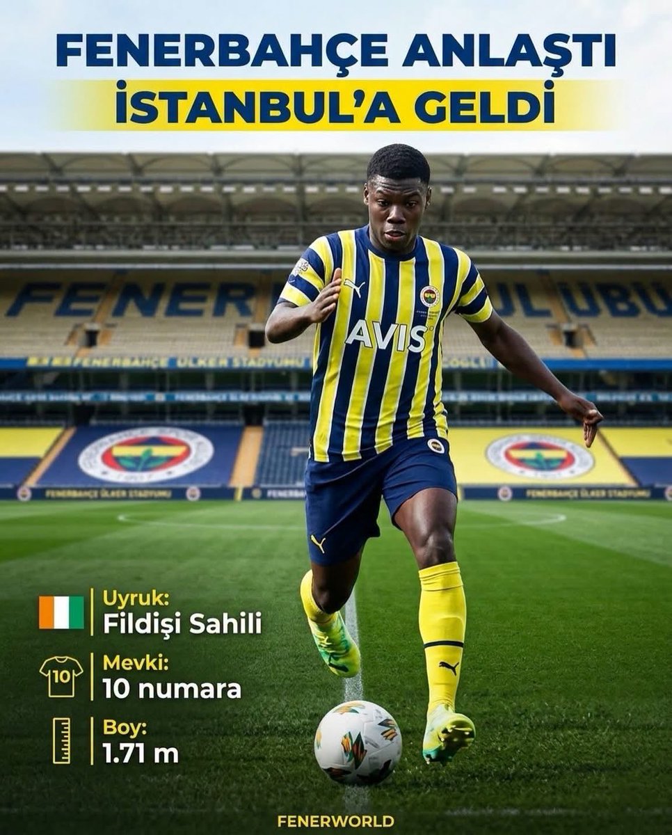 fbliii_1907's tweet photo. FENERBAHÇE ANLAŞTI / İSTANBUL’A GELDİ

Fenerbahçe’nin her konuda anlaşmaya vardığı 2008 doğumlu Tape Yannis Touali, İstanbul’a geldi.

Yaş 17
Uyruk Fildişi Sahili 
Mevki 10 numara 
Boy 1.71

#Fenerbahce https://t.co/raA67JUETj