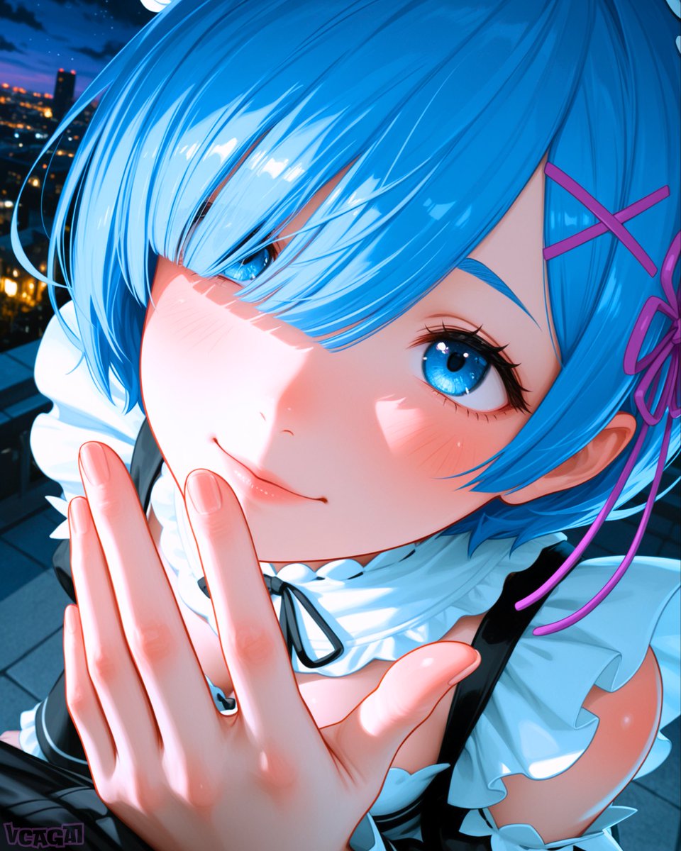 Vcagaibackup's tweet photo. Rem is just too pretty look at her eyes look at her blue hair. She’s just amazing in every pose and every frame.. do you like wifus with blue hair? #AIArt #DigitalArt #AnimeArt #Waifu #AIGenerated #AIイラスト #AnimeAI #rem #bluehair https://t.co/6am839oSa6