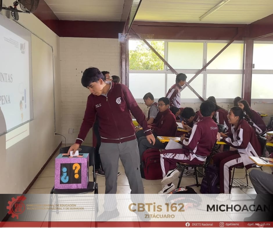 cbtis162's tweet photo. 🩺💜 SEMANA NACIONAL DE SALUD SEXUAL Y REPRODUCTIVA PARA ADOLESCENTES 2026 💜🩺
En el CBTIS 162 nos sumamos a la Semana Nacional de Salud Sexual y Reproductiva para Adolescentes 2026, fortaleciendo nuestro compromiso con una educación integral que promueva el bienestar. https://t.co/dFqd2rsc39