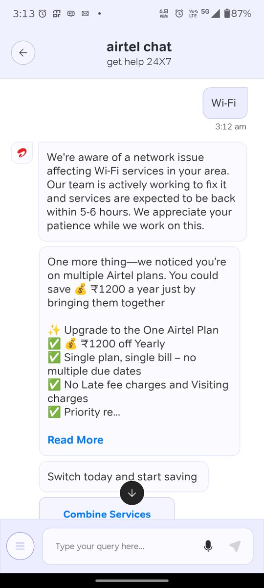imbhoo's tweet photo. @airtelindia your network is like straight of hormuz now, No one knows when it is open and when it closed. And no one know who actually controls it. Not working again. https://t.co/71s5zpdByq