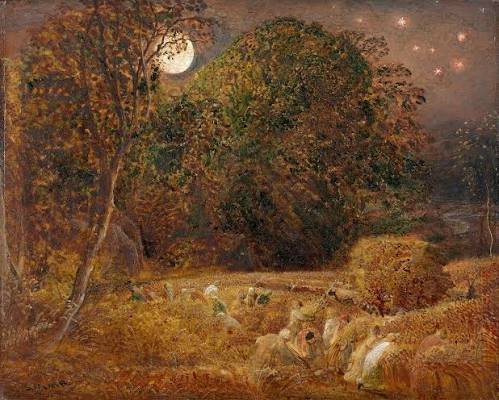 laochban14's tweet photo. Tonight is the Harvest Moon, known in Irish as "gealach na gcoinnlíní" which translates to "the moon of the stubble field". 

This night traditionally marked the final push to bring the last of the harvest in before the rain and cold of autumn ruined the crops, the full moon providing extra light so workers could harvest long into the night.

As the leaves begin to turn color, the air becomes crisper, and the days grow shorter, this night is a good time to wrap up any last minute projects or unfinished business from the summer. 

It's time to turn fully towards the fall season and the approach of Samhain.