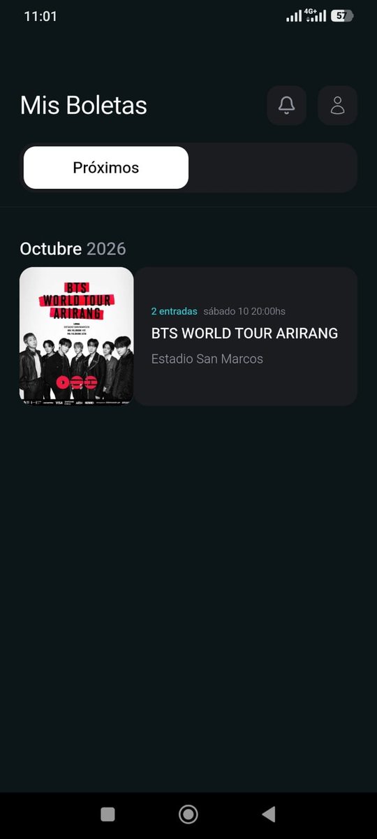 smithjohnhfhi's tweet photo. Vendo 2 entradas para BTS WORLD TOUR ‘ARIRANG’ en Lima 💜

📅 10 de octubre de 2026
📍 Estadio San Marcos
🎟️ Oriente

Al mismo precio que pagué, sin ganancias. También puedo venderlas por separado.

#BTS #BTSLima #BTSPeru #BTSARIRANG https://t.co/Qbv7L1dCya