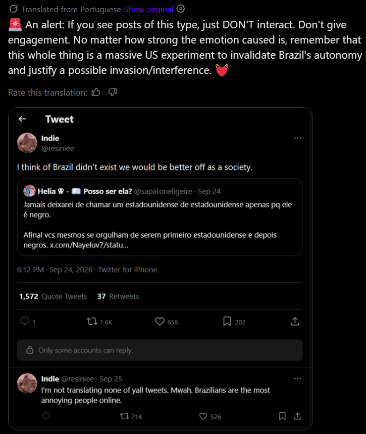 LunarisMika's tweet photo. Hey everyone, it's been a while 💓

As some may know, my country is now dealing with fears of another military coup/intervention by the US.

Trump is investing in narratives that dehumanize and facilitate an attack on my country. I ask that you speak out and spread the word.

ty. https://t.co/2qEOtBy6V0