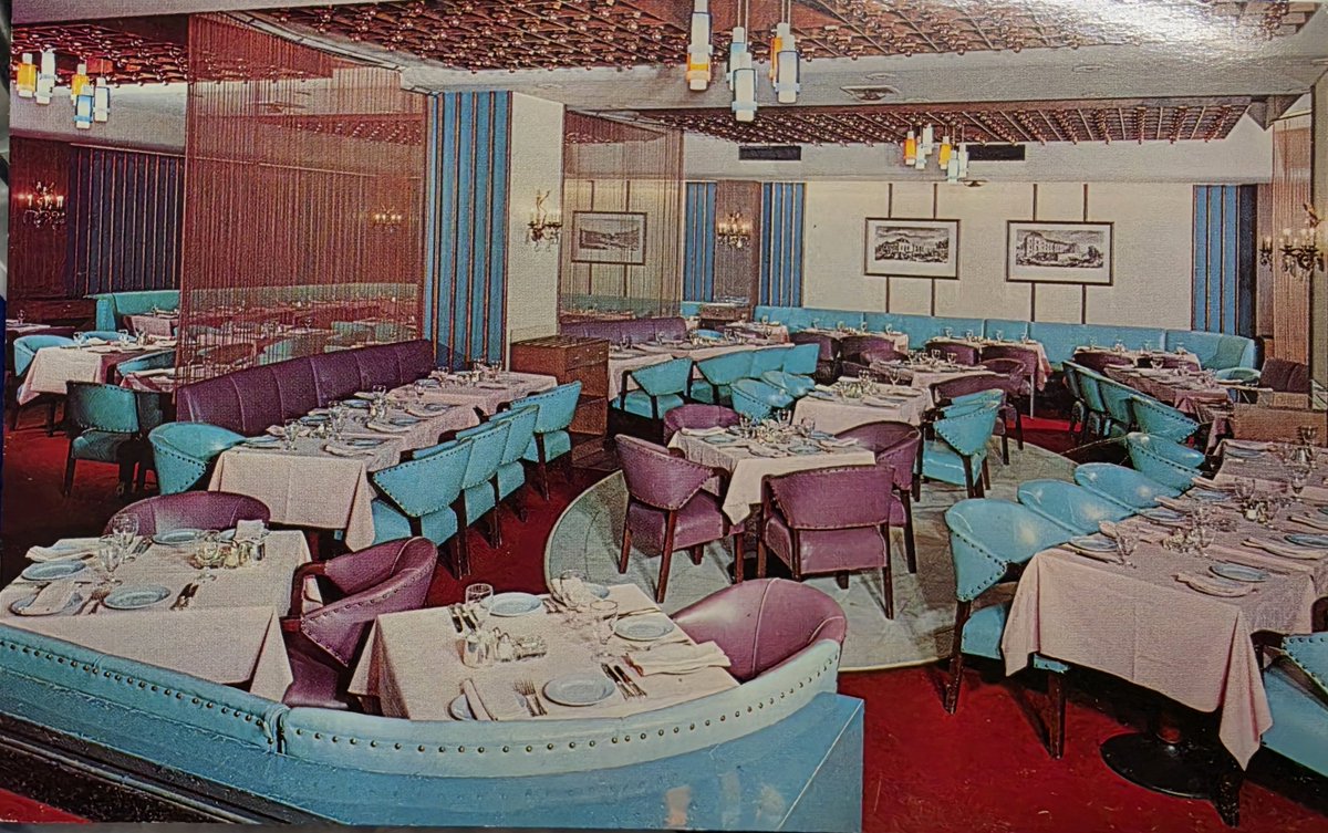 TorontoPast's tweet photo. Toronto's Past Bars: 🍸 
The Cork Room
220 Bay St - west side north of Wellington. 

From 1949 to 1972 The Cork Room ( an off shoot of the Emerald Room ) was the gathering place for the Bay St crowd. 

Full post in the photos https://t.co/cjYiWdO6fZ