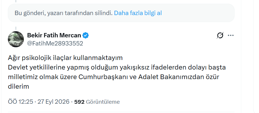 medyamuhtari's tweet photo. Psikolojik Geri vites...

Cumhurbaşkanımız ve Adalet bakanımıza küfür ve hakaret eden bir SOL'ucan geri vitesin inceliklerini anlatırken görüntülendi.🤣

Ekran görüntüleri alınmış yalnız. @FatihMe28933552 evdemisin? https://t.co/73PLR8dTLQ