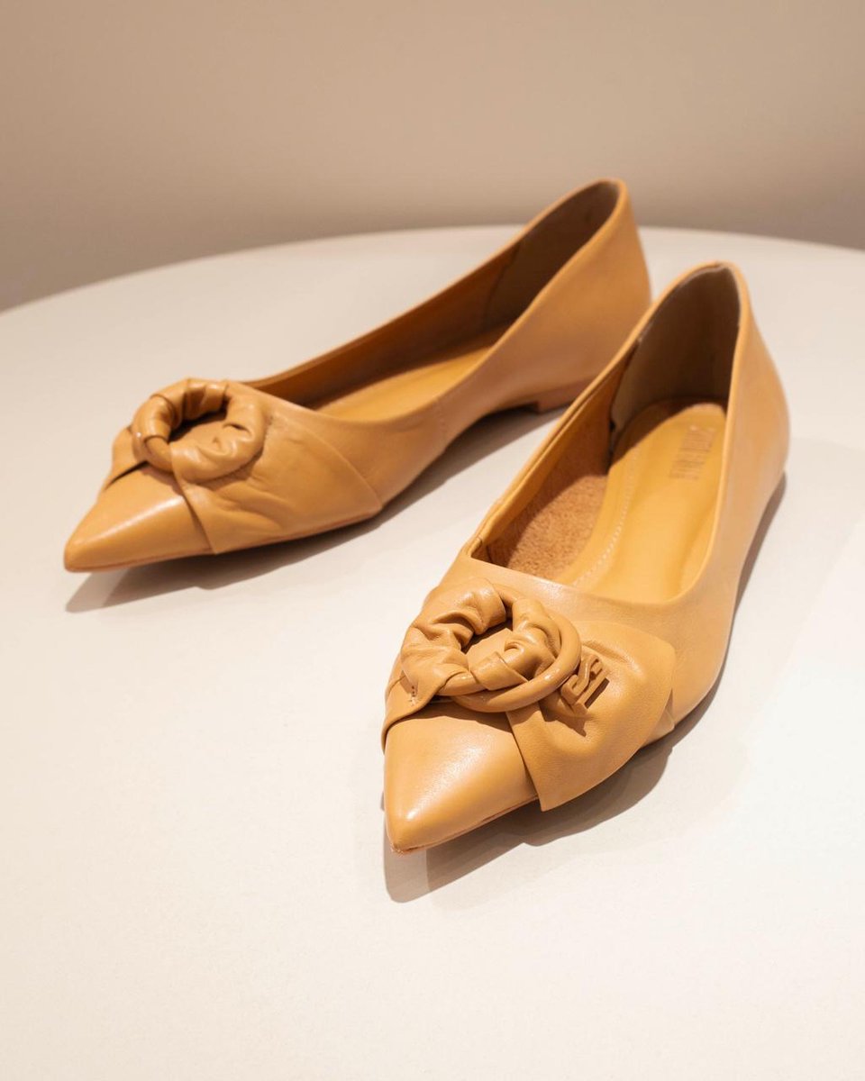 DeniseOffir8's tweet photo. Elegance for every day! These pointed-toe flats with a striking detail elevate everyday looks with sophistication and versatility. Perfect for work, meetings, and appointments—a timeless wardrobe essential! https://t.co/k5QDssxOiE