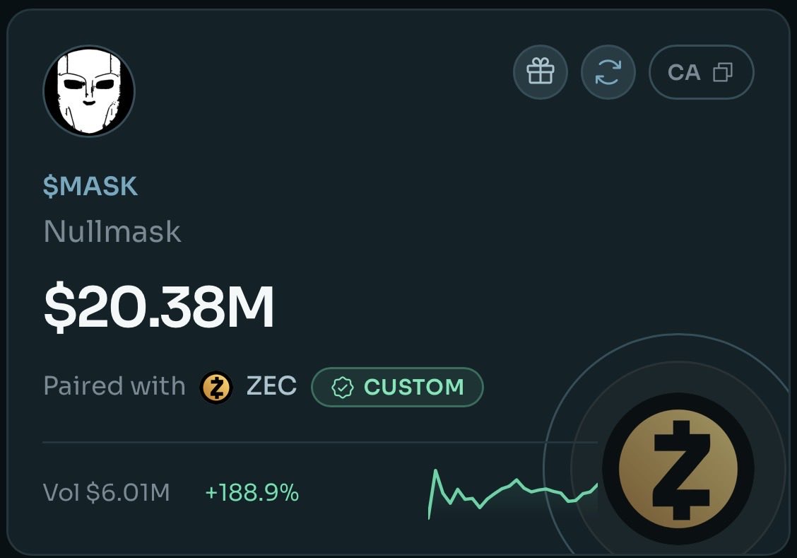 bmerke1's tweet photo. One is a cat coin

One wears a mask

One is truly anon. 

All paired to $ZEC

Repricing on the latter soon.

$       /ZEC https://t.co/0PYPL5AdTu