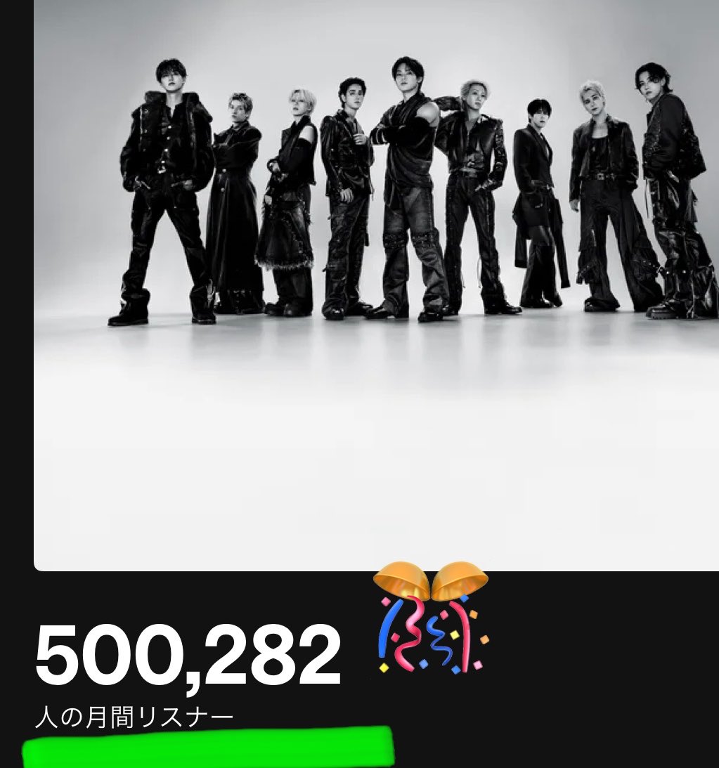 _rara_2_'s tweet photo. 🟢Spotifyの月間リスナー　#JO1
㊗️再度50万人超え🎊
JO1の曲が外に広がるようにスミンを盛り上げていこう！

【50万人超えの時期↓】
2023年　Eyes On Me
2024年　Your Key
2024年　Love seeker
2025年　BE CLASSIC
2025年　HIMP
2026年　景色(JI BLUE)
2026年　WHATCHA DOIN・SAKURA 
2026年　IGNITE https://t.co/ylmZl9zak7