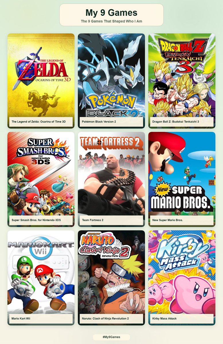 Nindo_BDGA's tweet photo. Lot of childhood games that I loved
Was a little torn on which smash game to put https://t.co/z8xv4pYd4X