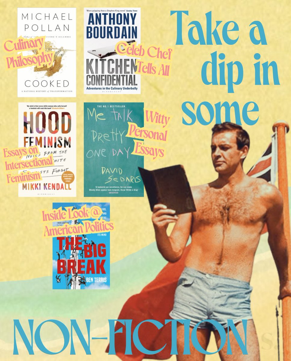 ReynaBuschnn's tweet photo. Not sure what to read with so much summer still ahead? James, our intrepid Head of Projects, has compiled part two of the ultimate summer reading list. Perfect for the beach, a lounger, hammock, or rug—with a refreshing drink. What will you read https://t.co/lwm9aaaPIY
