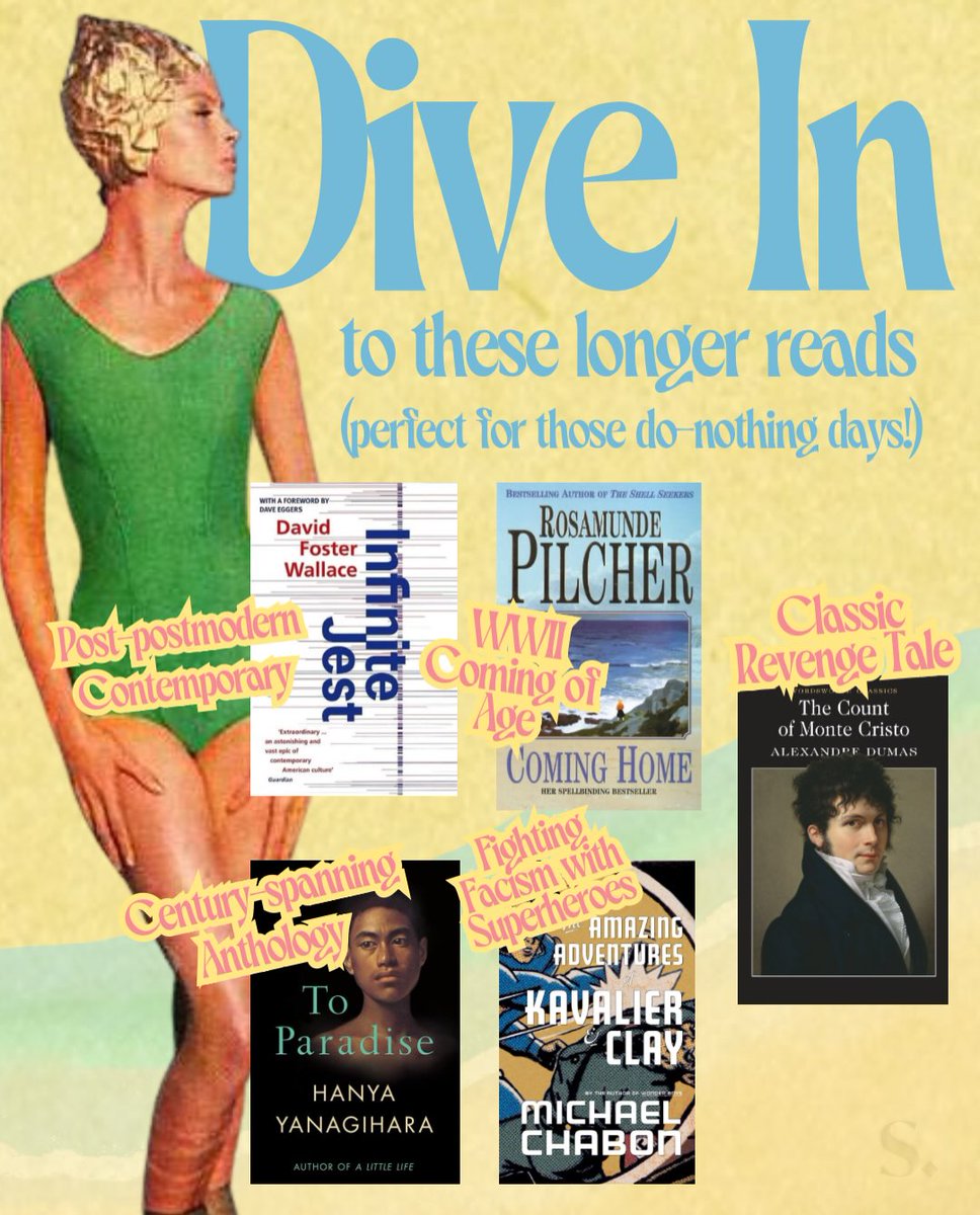 ReynaBuschnn's tweet photo. Not sure what to read with so much summer still ahead? James, our intrepid Head of Projects, has compiled part two of the ultimate summer reading list. Perfect for the beach, a lounger, hammock, or rug—with a refreshing drink. What will you read https://t.co/lwm9aaaPIY