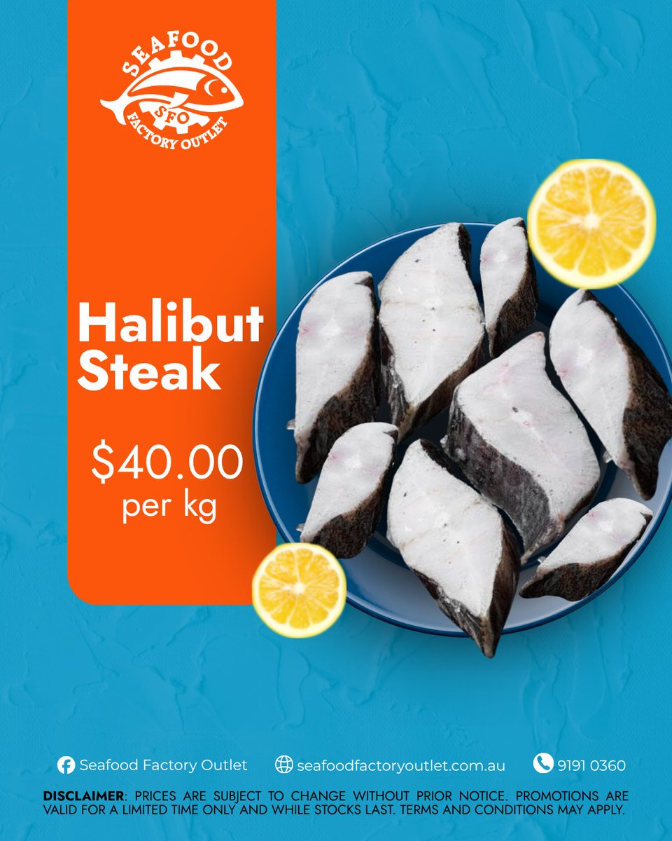 HansDel0nly's tweet photo. Looking for a simple, tasty dinner? Our halibut steak makes a quick, satisfying meal at home. Visit us at 41 Clapham Rd, Regents Park, or order online for pickup today. https://t.co/H1I0kH31hY