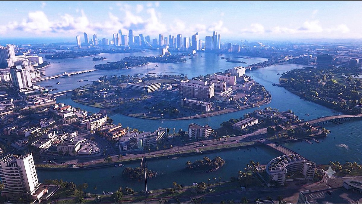 TheGTABase's tweet photo. The GTA 6 map really is going to massive isn’t it. 

Probably the best open-world we will get to see experience for the next 10+ years - and beyond! 

Red Dead 2’s open world is probably one of my most favourite of all time. I’m ready to see that dethroned by GTA VI’s Leonida #GTAVI