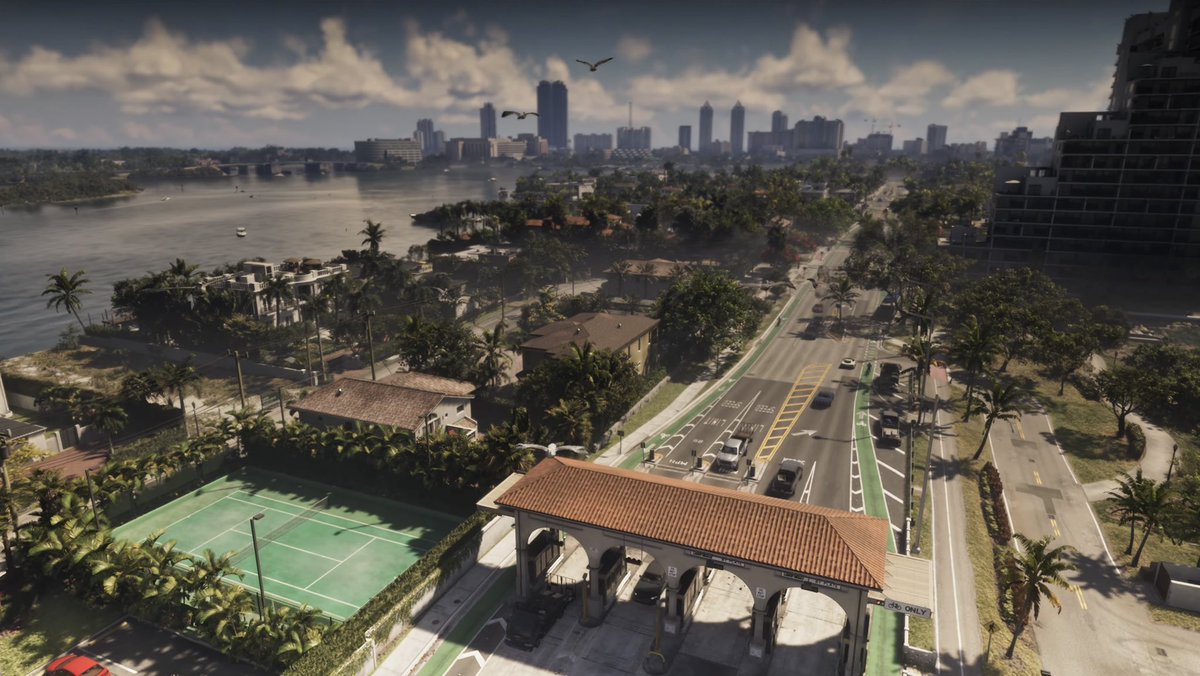 TheGTABase's tweet photo. The GTA 6 map really is going to massive isn’t it. 

Probably the best open-world we will get to see experience for the next 10+ years - and beyond! 

Red Dead 2’s open world is probably one of my most favourite of all time. I’m ready to see that dethroned by GTA VI’s Leonida #GTAVI