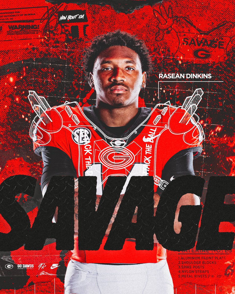 GeorgiaFootball's tweet photo. Rasean gets in on the action 🔱 https://t.co/rYH8zSSRDj