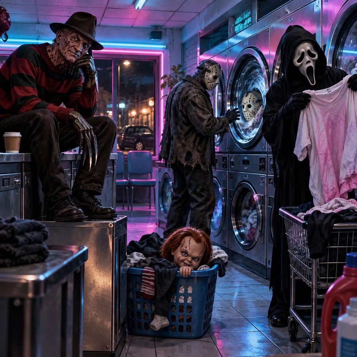 Chucky_Tribute's tweet photo. Day to wash your dirty clothes 😔
#chucky
#HorrorSeries
#HorrorBooks
#HorrorFamily
#horrorart
#HorrorComedy
#horrors https://t.co/kSYo7eRejK