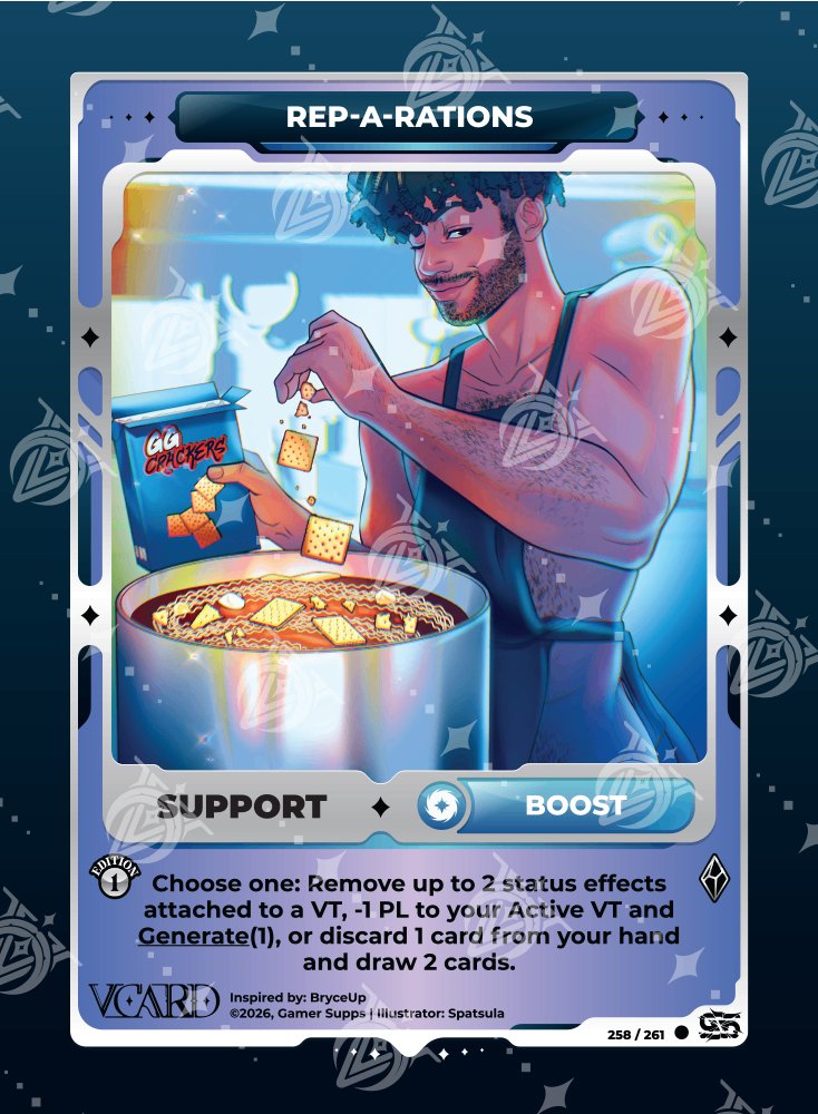 _spatsula's tweet photo. New set means new @BryceUp  VCards 
Love our support cards✨ https://t.co/7wL9MDmBh8