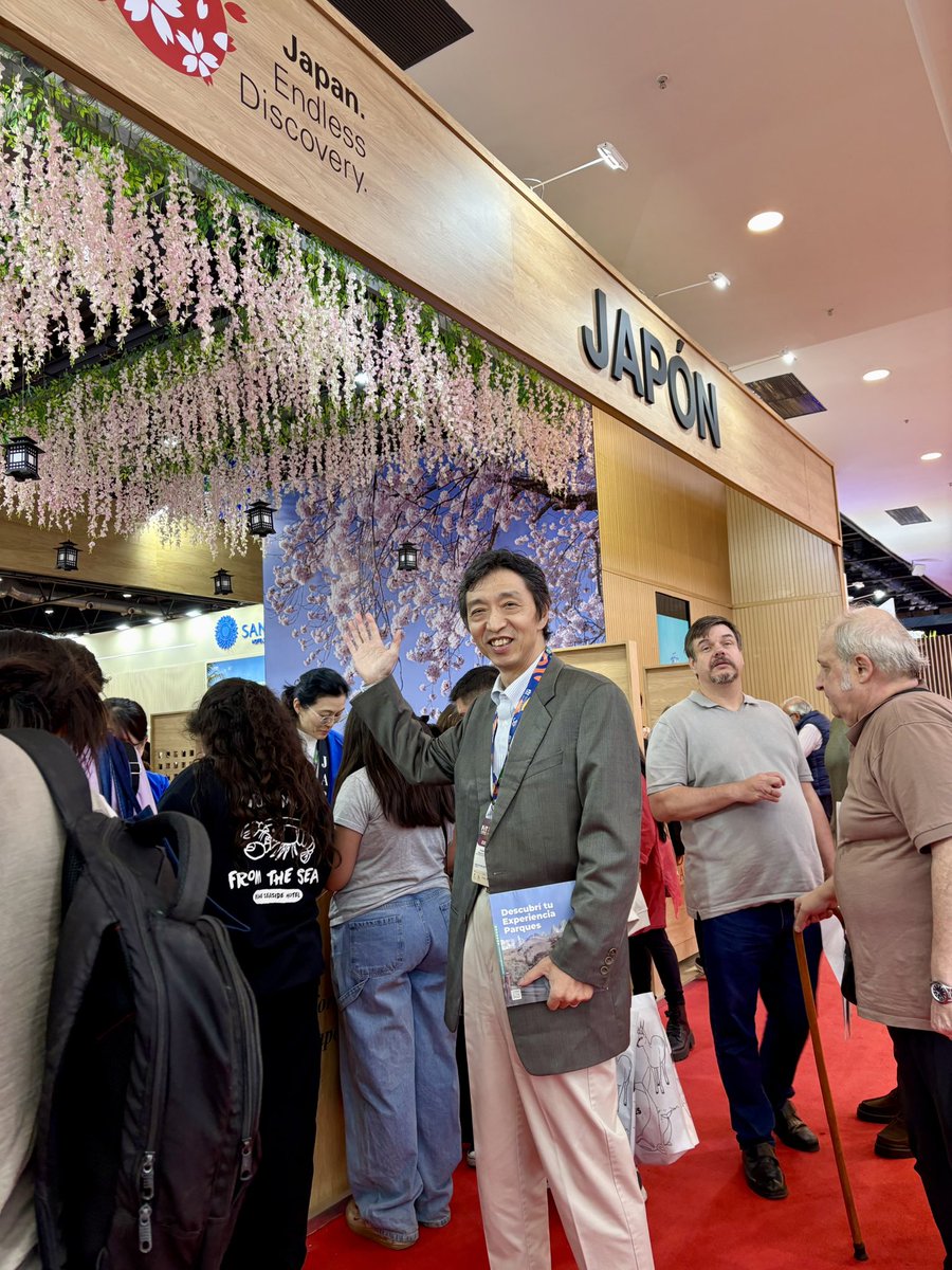 embajadorjpnarg's tweet photo. ¡Hola, @feriadeturismo! 🌎🧳✈️
🇯🇵 ¡Los esperamos en el Pabellón Internacional, stand 2328! https://t.co/a4zLZq09GT