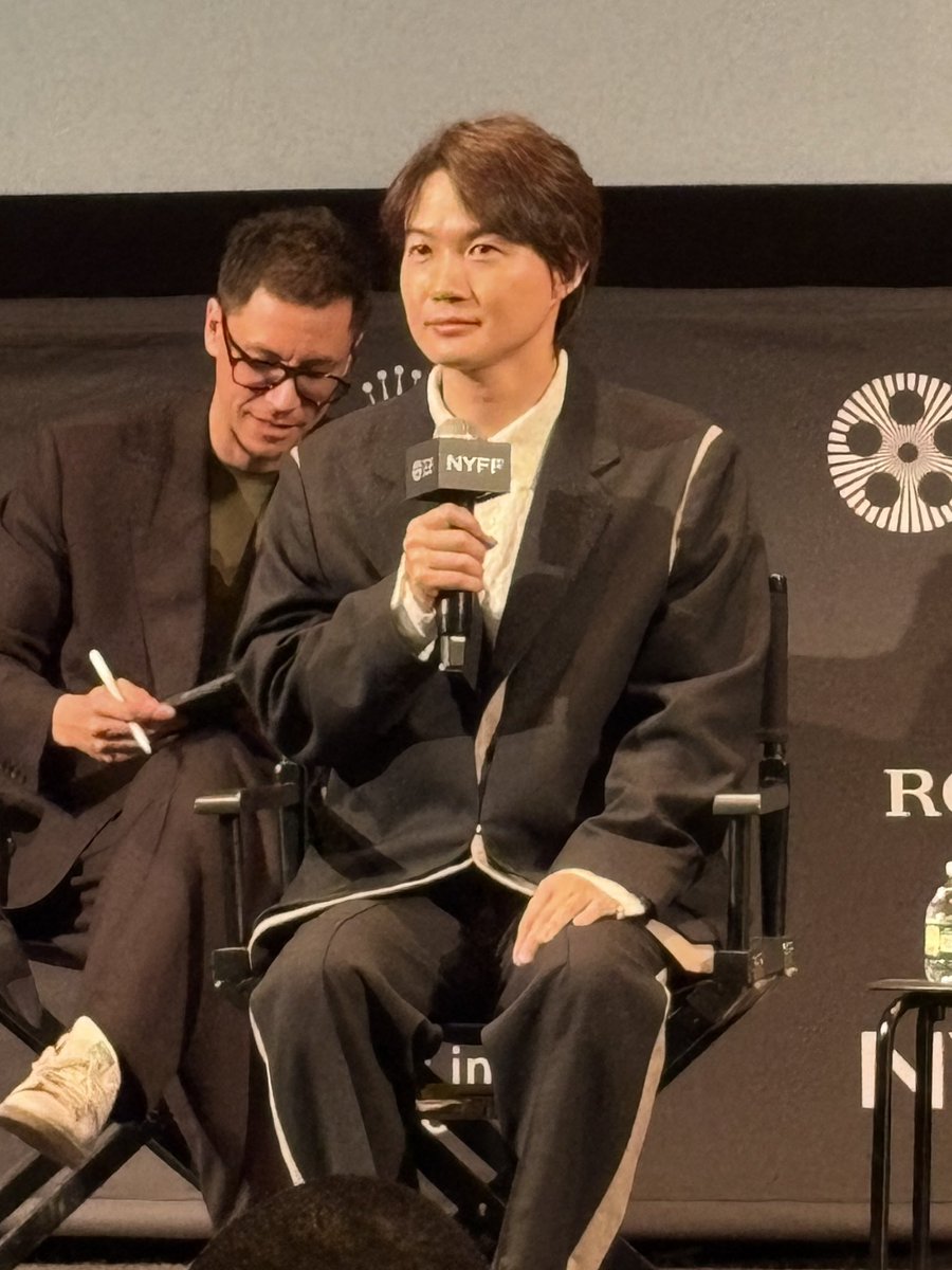 BlkGodzillaTalk's tweet photo. Exciting! @aaronsps4 attended #GodzillaMinusZero’s press screening at @TheNYFF, then stayed for a Q&amp;A with director Takashi Yamazaki and stars Ryûnosuke Kamiki &amp; Minami Hamabe, moderated by Justin Chang. Film thoughts coming soon— (He calls it exhilarating.) Get ready! https://t.co/K3WLcyGNIy