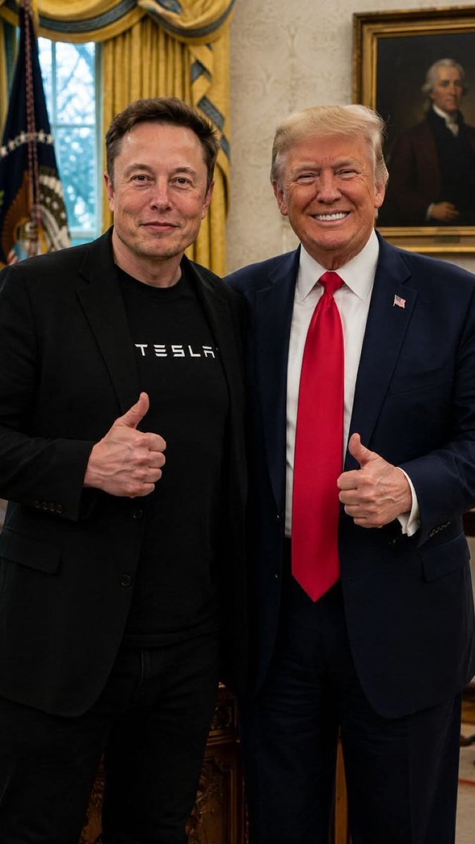 ElonSuperne4's tweet photo. 🚀 Elon Musk + 🇺🇸 Donald Trump

Do you support this duo?

👍 Yes
👎 No

Drop your answer below 👇 https://t.co/Ilyq4izNtQ