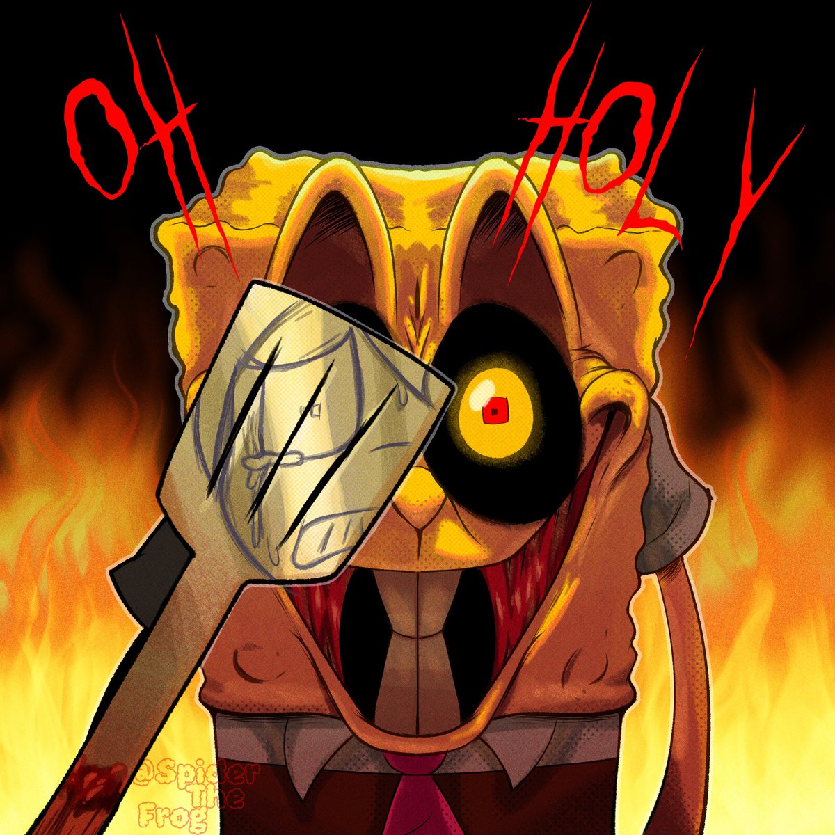 SpiderTheFrog's tweet photo. OH HOLY BARNACLES !!

#BikiniHorrors https://t.co/G4ek9d903L