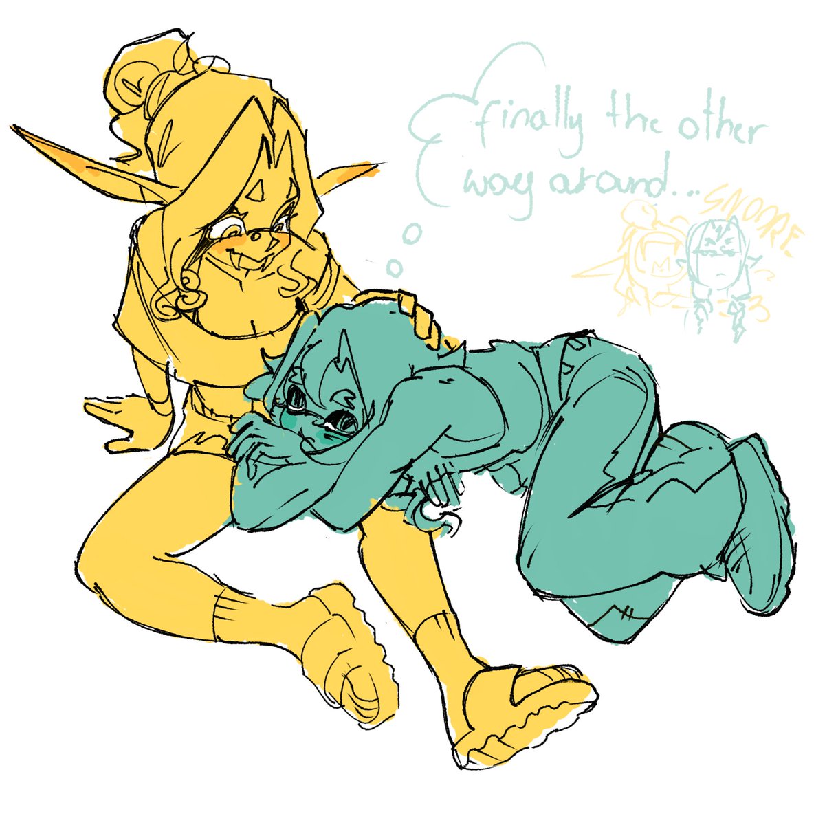 TMimopa's tweet photo. Mechanic and Frye doodl🥹🥹 https://t.co/MvLJab38a8
