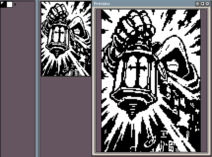 mrculpo's tweet photo. Can I also say… ‘How can you not love the NES palette?’

#art #pixelart #pixel #gamedev #knight #nes #pallete #8bit #1bit #black #white https://t.co/17yN0NH0Le