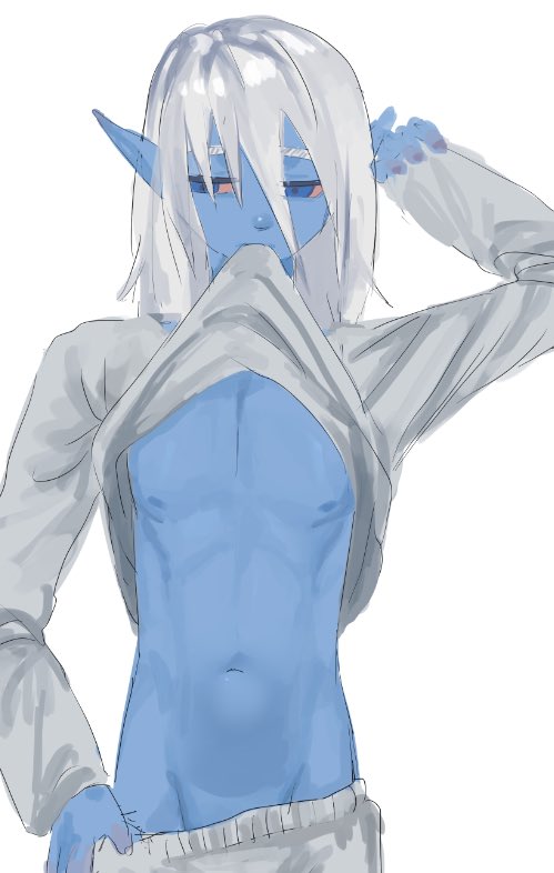 STAZRZII's tweet photo. #thebluehuman Im addicted to drawing this dude, hes so fun to draw wtf https://t.co/qdahaMRUH9