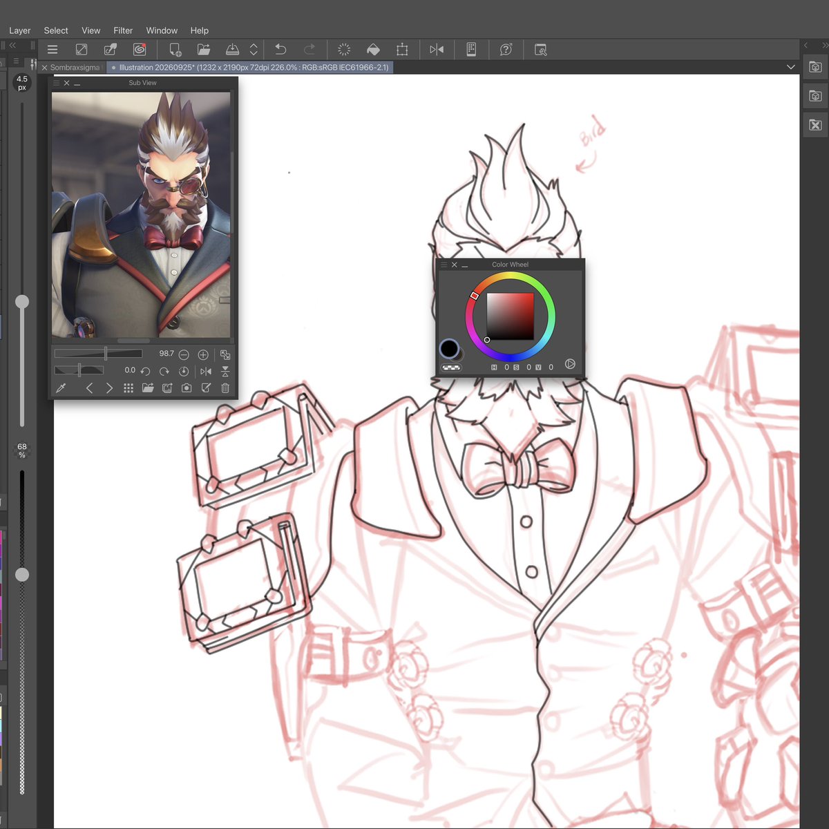 Thtawesomeegg67's tweet photo. Things are happening #wip #sigma #overwatch https://t.co/28vi4jyZXs