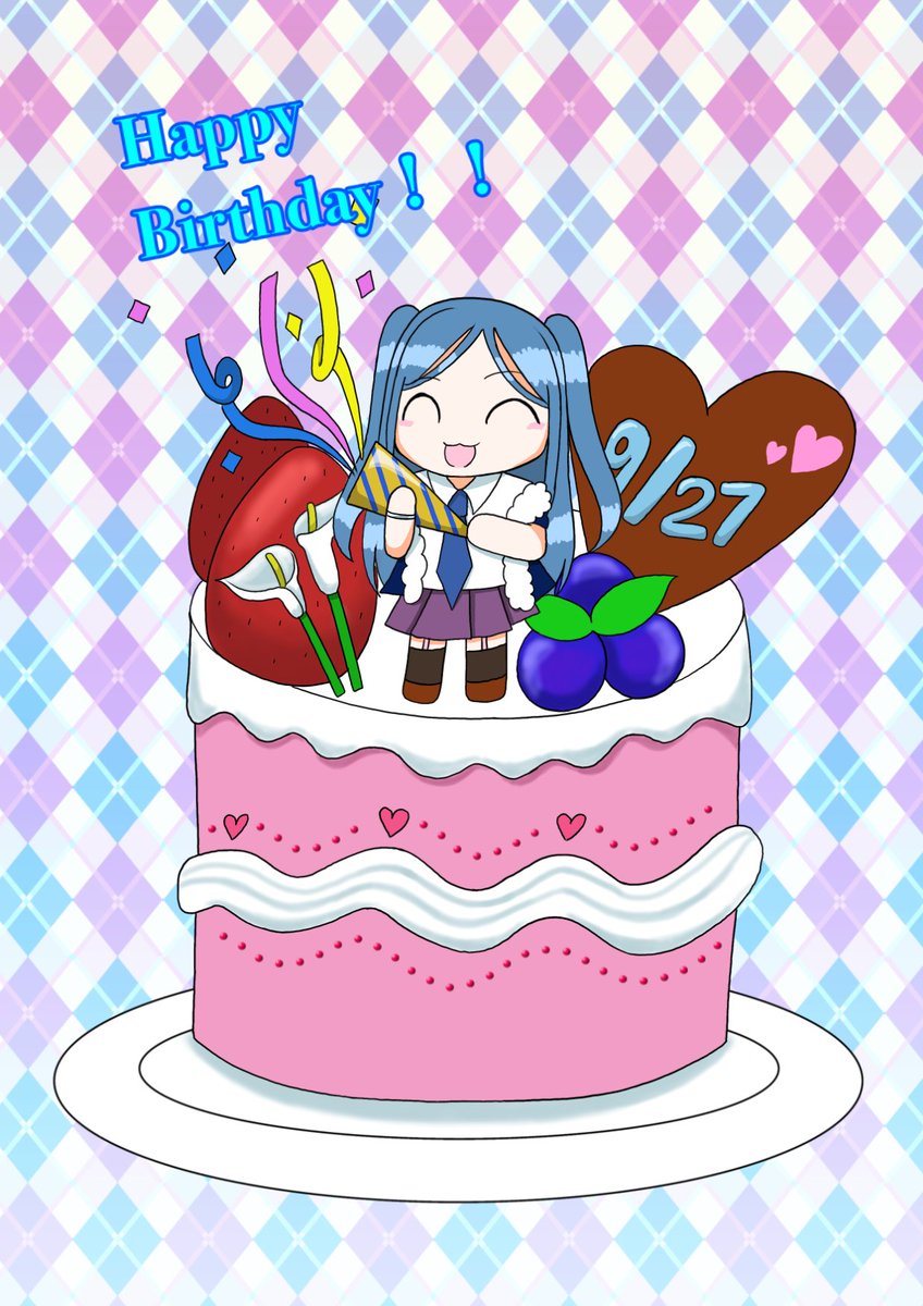 Yuka_ryo0ran's tweet photo. #幽花繚乱_公式
おはようございます。  
本日は水無月　透子のお誕生日です。 
能力源の花のカラーを飾りつけたケーキと共にお祝いいたします。    

本日もよろしくお願いいたします。 https://t.co/K30RoSrsB0