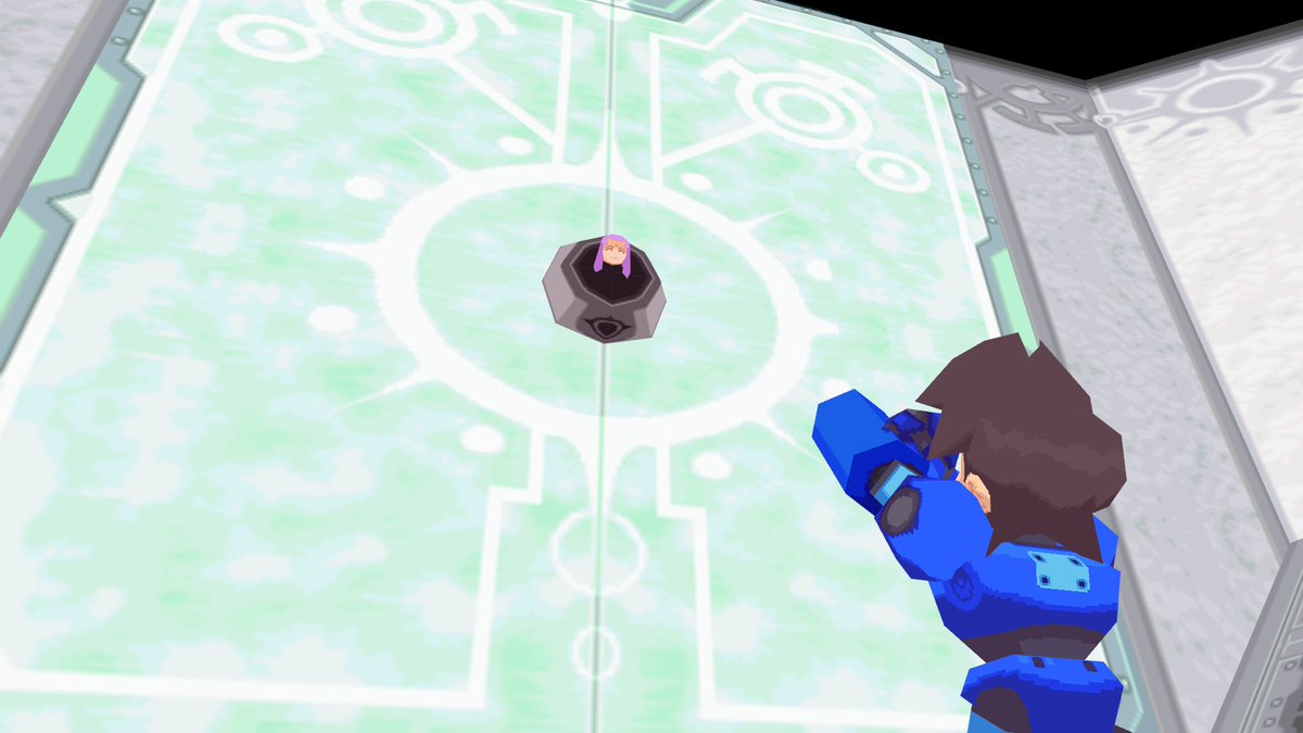 MewKwota's tweet photo. So my friend @MegaZero64VR uploaded the Main Gate to VRC, it's comprised of the room you first encounter Juno up until the final boss room.

I was happy to help test it and therefore took A Lot of pics, but here are a few silly ones I really liked. :> https://t.co/2HTycMXfcE