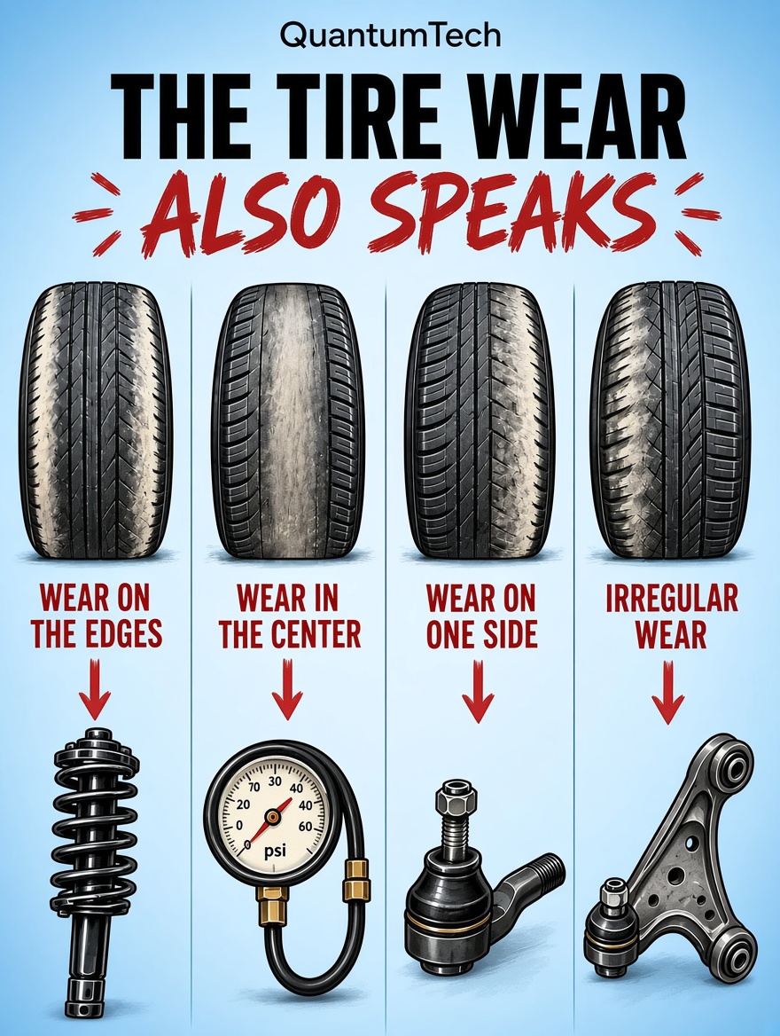 QuantumTech_X's tweet photo. Your car is constantly talking to you.
Most drivers just don’t listen.

Tire wear, brake pads, and weird noises all reveal hidden problems before they become expensive (or dangerous).

Here’s how to decode the signals 🧵👇 https://t.co/vZy5Fvv3vF