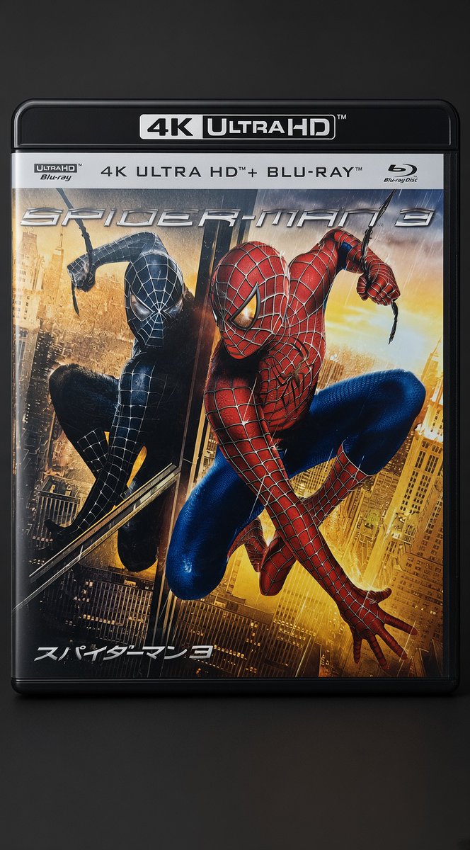 candycity74's tweet photo. 昨日久しぶりにTM版「スパイダーマン3」を観た。詰め込み過ぎとはよく言われるけど、これだけの要素をあの尺に収めきったサム・ライミの手腕は改めて凄いと思う。大好き。

ていうかエンドロールがSnow Patrol〜THE KILLERS〜JETという胸熱メドレーなの今気づいた。 https://t.co/ZNfFMge7cV