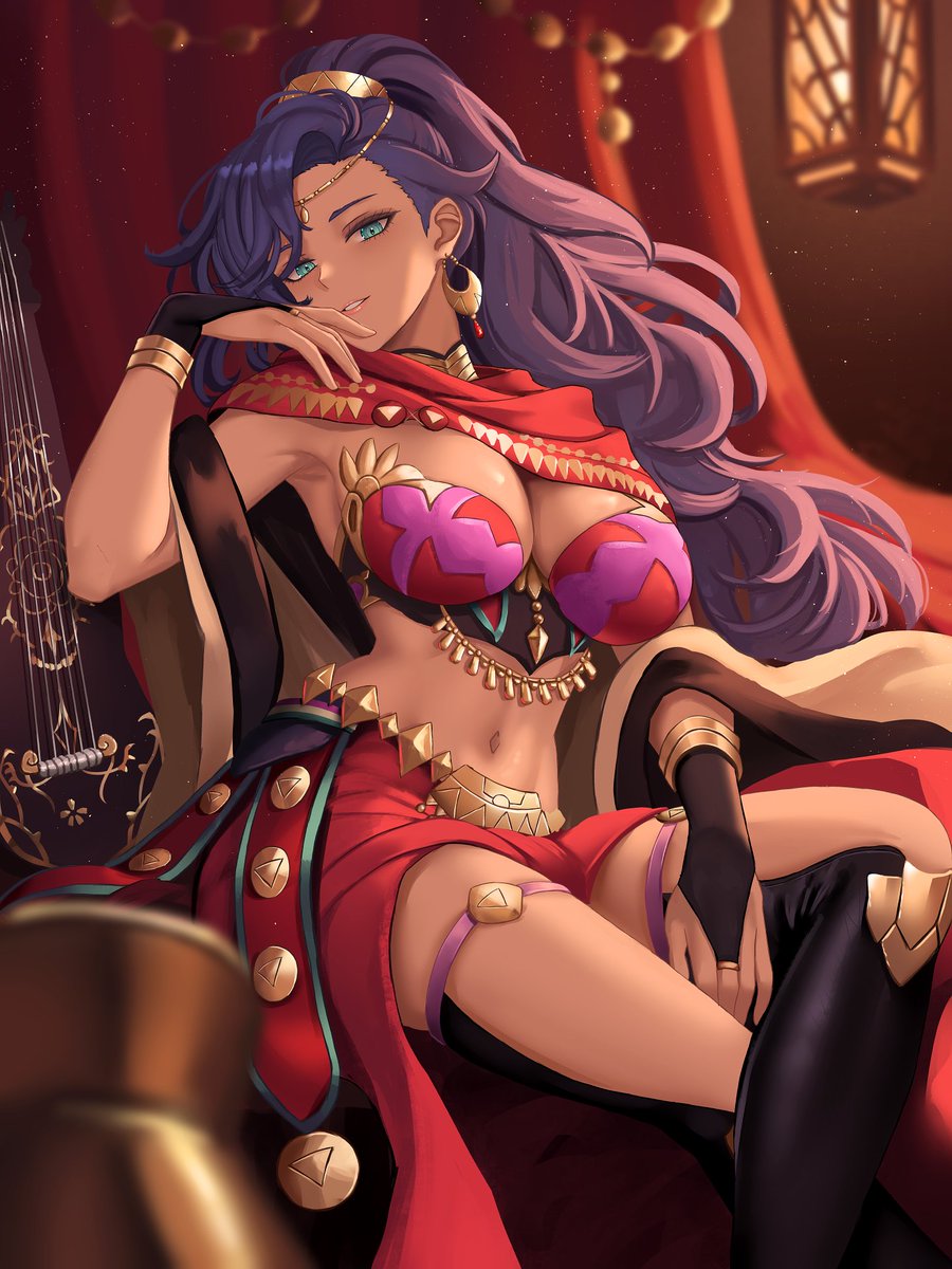Yan_Kodiac's tweet photo. Leda from Fire Emblem Fortune's Weave https://t.co/ar5TepGpz2
