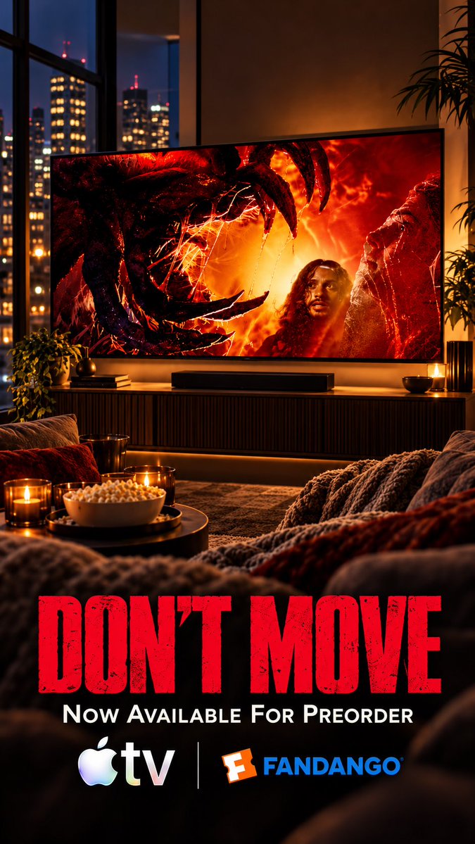 jamessmurray's tweet photo. Join me for a Don't Move watch party &amp; Q&amp;A on Zoom!

Here's how: Preorder Don't Move now on Apple TV or Fandango, and email your proof of purchase to DontMoveMovie@gmail.com

Then join me for the Q&amp;A the week of Halloween! We'll send you all the details! https://t.co/iRHxbmBDRo