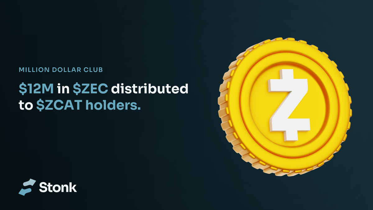 LaunchOnSF's tweet photo. Over $12,000,000 worth of $ZEC has now been sent to solana:HcRLc9VDgjLeK154xDawfb1dmVJ98DoSqcwTHGqiDeJR holders.

The bag stays on. https://t.co/kKA8NRXwe2