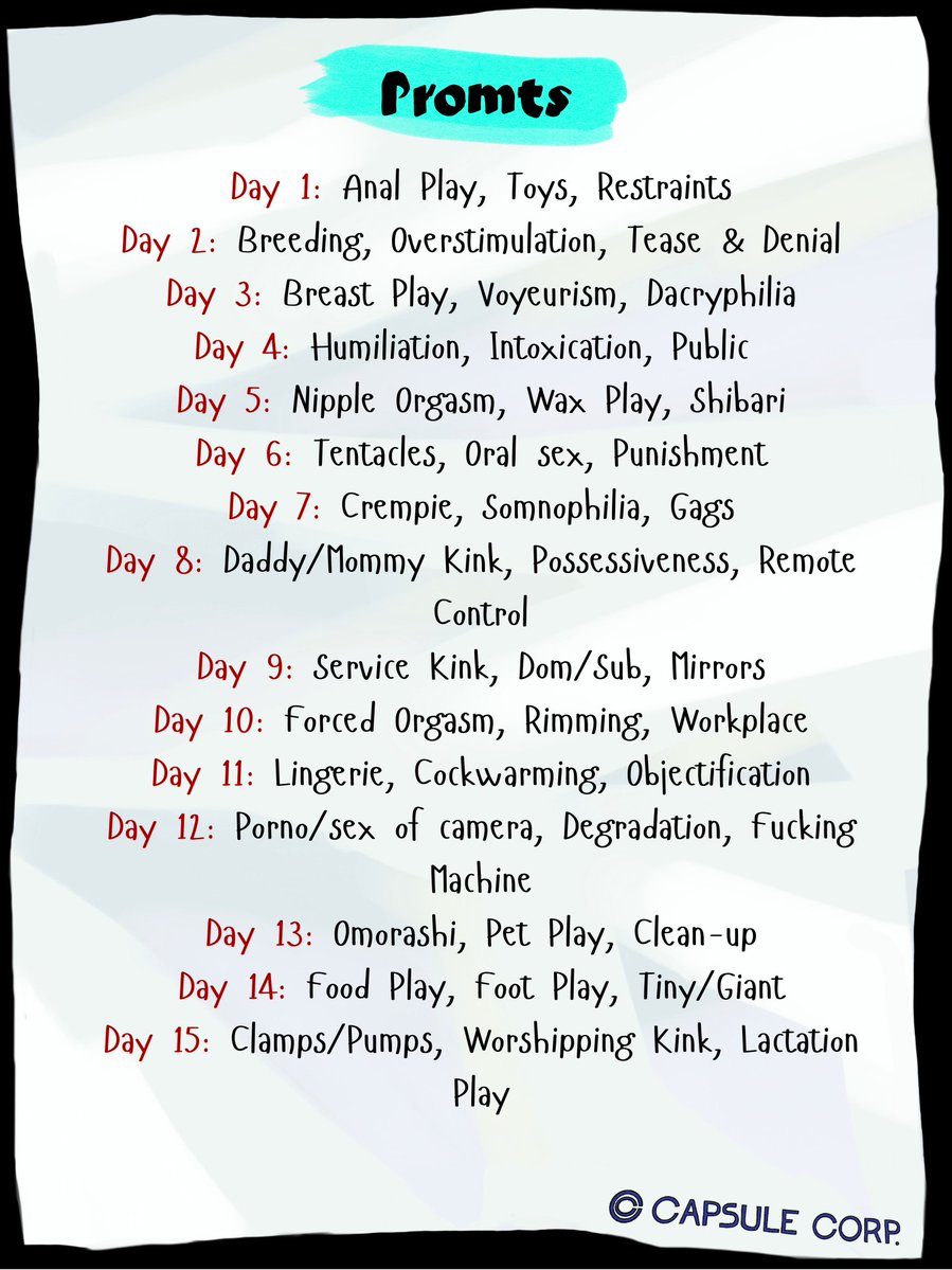 dbkinktober's tweet photo. Dragon Ball Kinktober starts in 4 days! Pick your prompt, create, and don't forget to tag us! 

#DBKinktober2026 https://t.co/K667NCoK6D