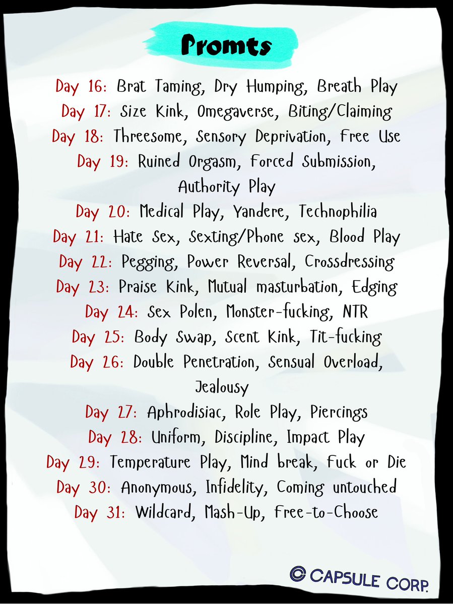 dbkinktober's tweet photo. Dragon Ball Kinktober starts in 4 days! Pick your prompt, create, and don't forget to tag us! 

#DBKinktober2026 https://t.co/K667NCoK6D