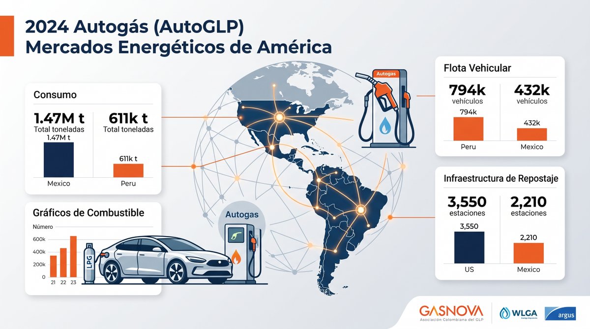 GasnovaCo's tweet photo. #CifraGLP México 🇲🇽 lidera el consumo de #AutoGLP en las Américas, según el informe "2025 #AUTOGAS #LPG Statistical Review" de @WorldLiquidGas @ArgusMedia.
El Top 5 de los mayores mercados continentales lo completan: 2. Perú 🇵🇪, 3. República Dominicana 🇩🇴 4. Canadá 🇨🇦5. EE. UU. 🇺🇸
Análisis técnico de la demanda regional aquí 👉 https://t.co/qI6cholm3V
@SurtidoresLATAM @elgasnoticias @amexgasmx @AsocGasLic @Begasmotor