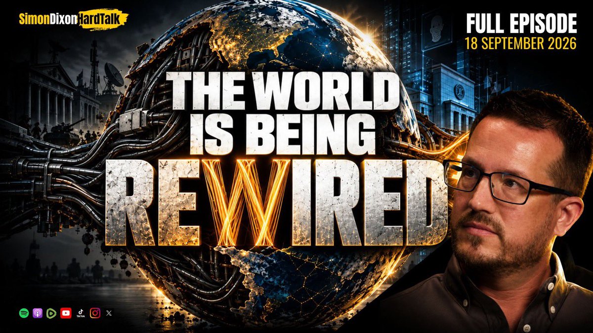 SimonDixonHQ's tweet photo. Latest blogs:

The World Is Being Rewired | War, Programmable Money &amp; Bitcoin | Simon Dixon Hard Talk LIVE 
https://t.co/uAjHhjaTOf… https://t.co/GENbFKvR44