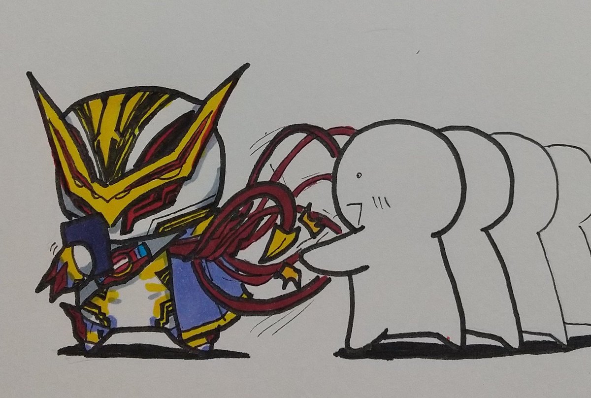 banzimendoi's tweet photo. ぺちぺち  ハイタッチ会  ぺちぺち
#仮面ライダーゼッツ https://t.co/vnH4g9XG9a