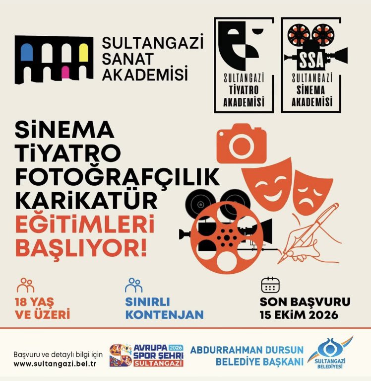 ilhamiatmaca's tweet photo. Sultangazi Karikatür Atölyesi Kayıtları 
15 Ekim’e kadar devam edecek.

KARİKATÜR ATÖLYESİ 
Benim rehberliğimde 3.Dönemine başlayacak.
Meraklılara duyurulur. https://t.co/6FBnZhZcDq
